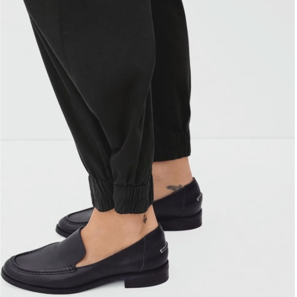 Everlane The Easy Joggers Pants Organic Cotton Black Small NWT - Picture 6 of 13